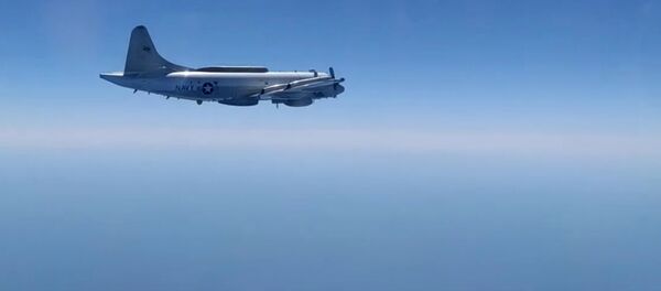 Сопровождение самолета ЕР-3Е Aries ВМС США над Черным морем Сопровождение самолета ЕР-3Е Aries ВМС США над Черным морем - Sputnik Армения