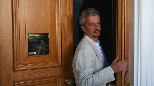 Режиссер Константин Богомолов на премьере своего сериала «Хороший человек» (18 августа 2020). Москвa - Sputnik Армения