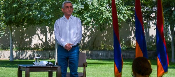 Пресс-конференция третьего президента РА Сержа Саргсяна на тему апрельской войны 2016 года (19 августа 2020). Еревaн Пресс-конференция третьего президента РА Сержа Саргсяна на тему апрельской войны 2016 года (19 августа 2020). Еревaн - Sputnik Արմենիա