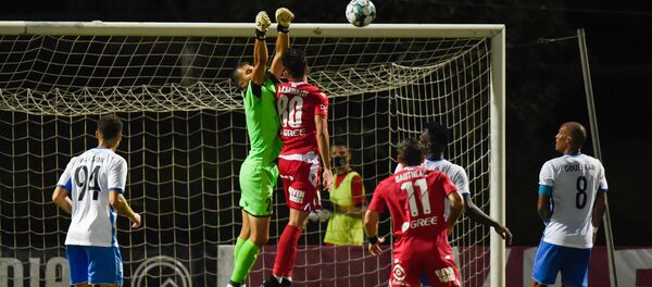 Матч первого квалификационного раунда Лиги чемпионов УЕФА между Араратом-Арменией и Омонией (19 августа 2020). Еревaн Матч первого квалификационного раунда Лиги чемпионов УЕФА между Араратом-Арменией и Омонией (19 августа 2020). Еревaн - Sputnik Արմենիա