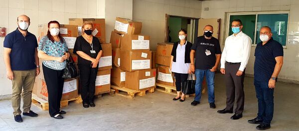 Гуманитарный груз от армян Лос Анджелеса отправлен в Бейрут - Sputnik Армения