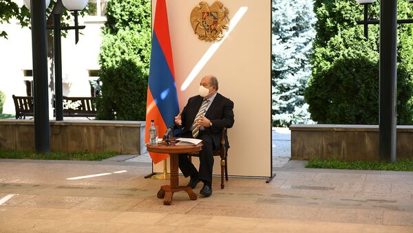 Президент Армен Саркисян встретился с представителями интеллигенции (21 августа 2020). Еревaн - Sputnik Արմենիա