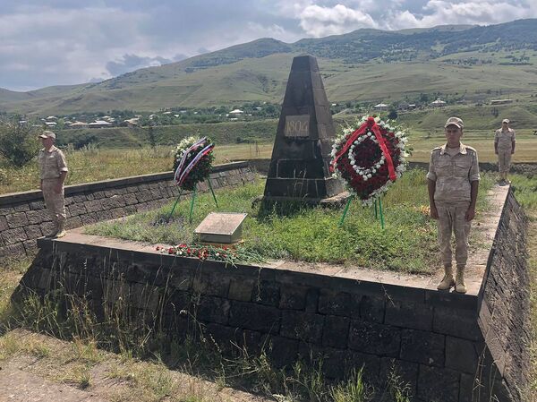 Հայ-ռուսական բարեկամության ապացույց. Նոր Խաչակապում հիշել են Փամբակի կռվի հերոսներին - Sputnik Արմենիա