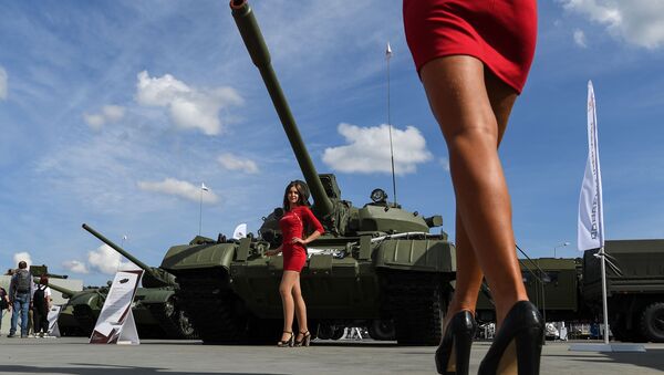 Танк Т-55А в статичной экспозиции выставки на Международном военно-техническом форуме (МВТФ) Армия-2020 в военно-патриотическом парке Патриот - Sputnik Армения