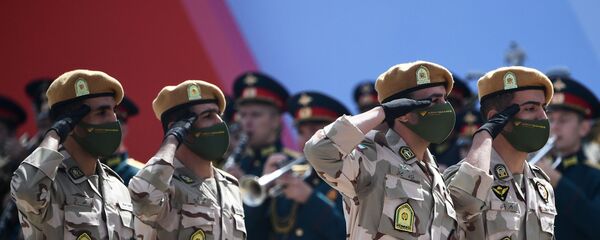 Военнослужащие вооруженных сил Ирана на открытии Международного военно-технического форума Армия-2020 в военно-патриотическом парке Патриот Военнослужащие вооруженных сил Ирана на открытии Международного военно-технического форума Армия-2020 в военно-патриотическом парке Патриот - Sputnik Армения