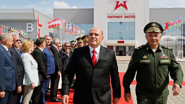 Премьер-министр РФ М. Мишустин принял участие в церемонии открытия форума Армия-2020 и Армейских международных игр АрМИ-2020 - Sputnik Армения