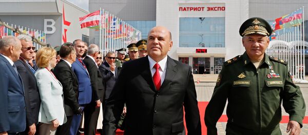 Премьер-министр РФ М. Мишустин принял участие в церемонии открытия форума Армия-2020 и Армейских международных игр АрМИ-2020 Премьер-министр РФ М. Мишустин принял участие в церемонии открытия форума Армия-2020 и Армейских международных игр АрМИ-2020 - Sputnik Армения