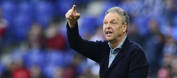 Испанский тренер Севильи Хоакин Капаррос во время футбольного матча испанской лиги между RCD Espanyol и Sevilla FC (17 марта 2019). Корнелья-де-Льобрегат Испанский тренер Севильи Хоакин Капаррос во время футбольного матча испанской лиги между RCD Espanyol и Sevilla FC (17 марта 2019). Корнелья-де-Льобрегат - Sputnik Արմենիա