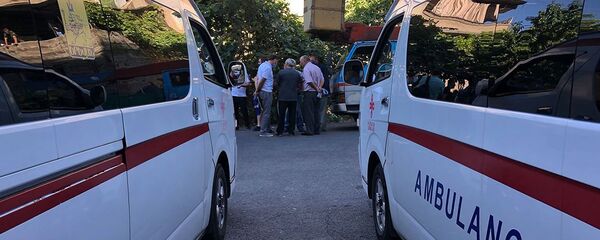 Спасатели на месте взрыва газа на улице Райниса (26 августа 2020). Еревaн Спасатели на месте взрыва газа на улице Райниса (26 августа 2020). Еревaн - Sputnik Արմենիա