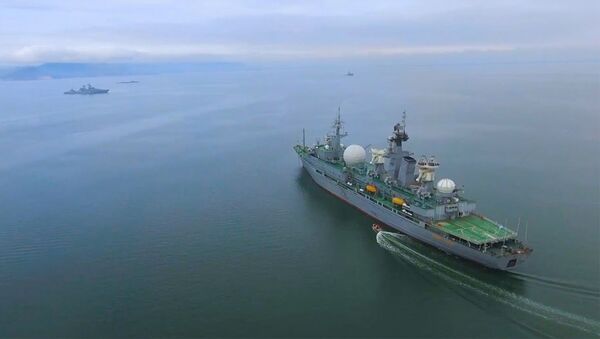 «Океанский щит» в Беринговом море: прошёл новый этап учений ВМФ - Sputnik Армения