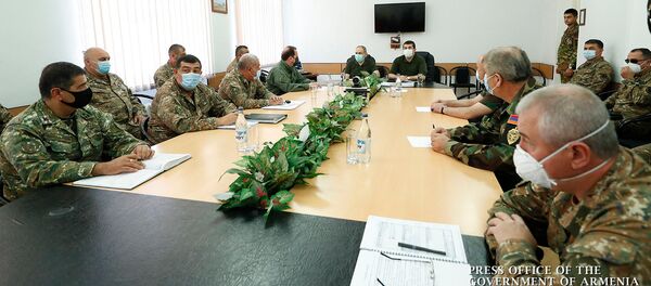 Совещание о военном сотрудничестве между Арменией и Карабахом (30 августа 2020). Степанакерт - Sputnik Армения