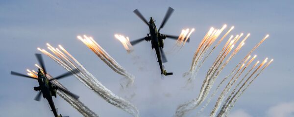 Ударные вертолеты Ми-28Н Ночной охотник на форуме Армия-2020 - Sputnik Արմենիա