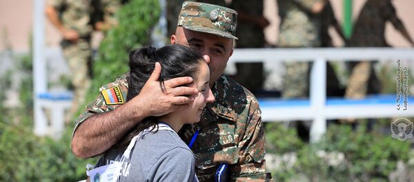 Военное соревнование «Атлет», проводимое в Республике Армения в рамках соревнований «Борец за мир» (31 августа 2020). - Sputnik Армения