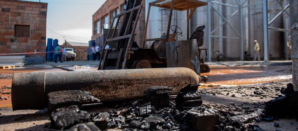 Взрыв на территории филиала Прошянского коньячного завода (1 сентября 2020). Село Армавир - Sputnik Արմենիա