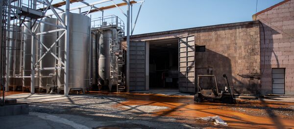 Взрыв на территории филиала Прошянского коньячного завода (1 сентября 2020). Село Армавир - Sputnik Армения