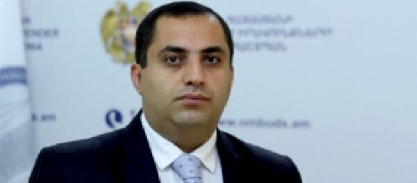 Начальник управления уголовно-правовой защиты в аппарате омбудсмена РА Арам Минасян Начальник управления уголовно-правовой защиты в аппарате омбудсмена РА Арам Минасян - Sputnik Արմենիա
