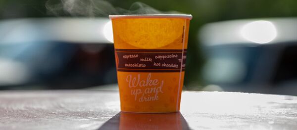 Бумажный стаканчик с кофе - Sputnik Արմենիա