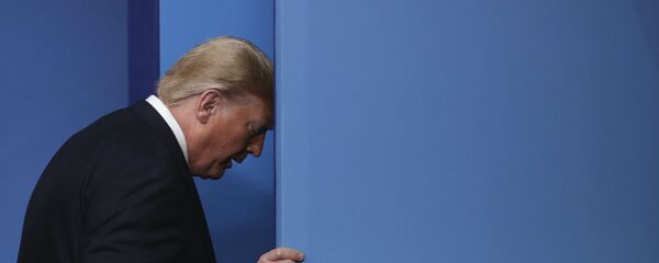 Президент США Дональд Трамп во время встречи лидеров НАТО в отеле и на курорте The Grove в Уотфорде (4 декабря 2019). Англия - Sputnik Армения