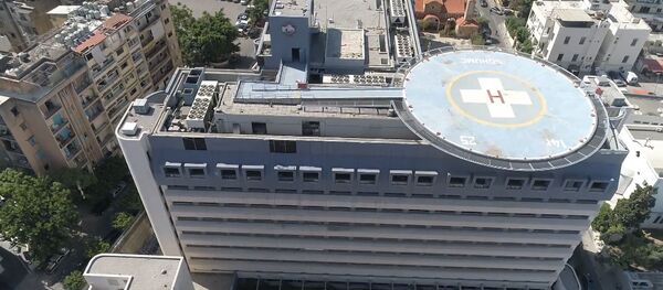 Больница Святого Георгия в Бейруте после смертельных взрывов Больница Святого Георгия в Бейруте после смертельных взрывов - Sputnik Армения