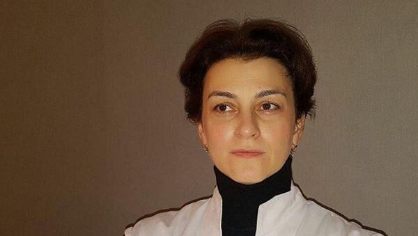 Заведующая педиатрическим отделением Республиканской детской больницы Марина Гегия - Sputnik Армения