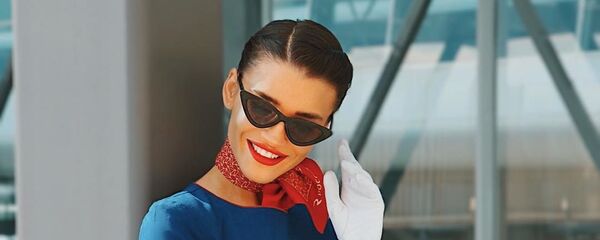 Стюардесса Алена Глухова - Sputnik Արմենիա