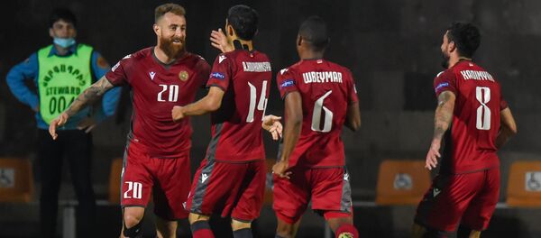 Матч Лиги Наций УЕФА между сборными Армении и Эстонии (8 сентября 2020). Еревaн - Sputnik Армения