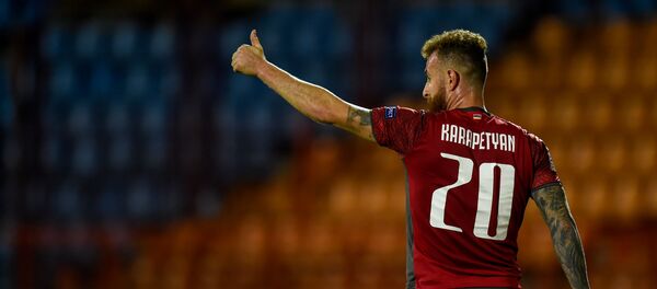 Матч Лиги Наций УЕФА между сборными Армении и Эстонии (8 сентября 2020). Еревaн Матч Лиги Наций УЕФА между сборными Армении и Эстонии (8 сентября 2020). Еревaн - Sputnik Армения