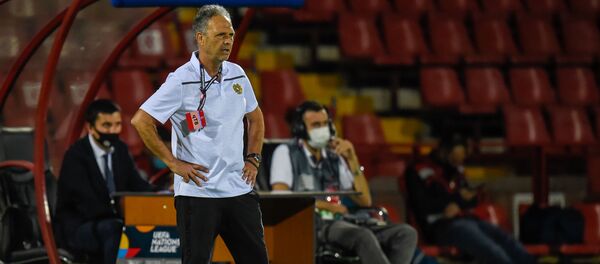 Матч Лиги Наций УЕФА между сборными Армении и Эстонии (8 сентября 2020). Еревaн Матч Лиги Наций УЕФА между сборными Армении и Эстонии (8 сентября 2020). Еревaн - Sputnik Արմենիա