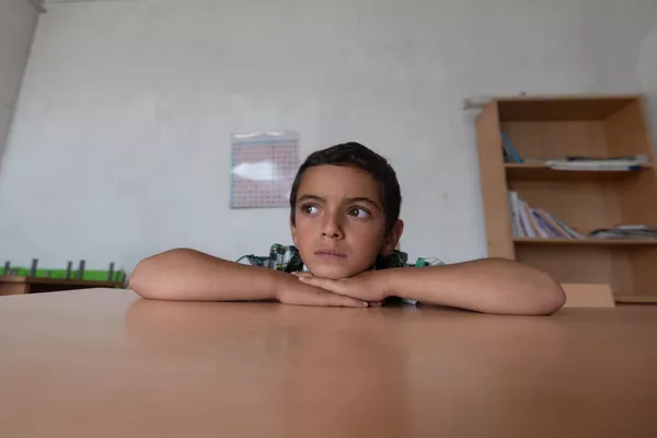 Единственный ученик основной школы села Шагик Арам Овсепян Единственный ученик основной школы села Шагик Арам Овсепян - Sputnik Армения
