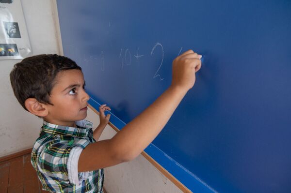 Один на один: Арам из села Шахик расстроен, в этом году он единственный ученик в школе Один на один: Арам из села Шахик расстроен, в этом году он единственный ученик в школе - Sputnik Армения