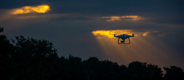 Дрон Sputnik Армения во время съемки заката на озере Севан - Sputnik Армения