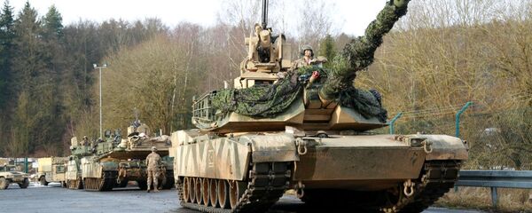 Американский танк M1A1 Abrams - Sputnik Արմենիա