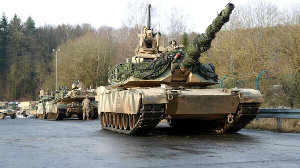 Американский танк M1A1 Abrams - Sputnik Արմենիա