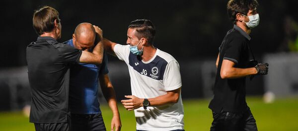 Матч Лиги Европы между ФК Арарат - Армения (Ереван) - Фола Эш ( Люксембург) (17 сентября 2020). Еревaн - Sputnik Армения