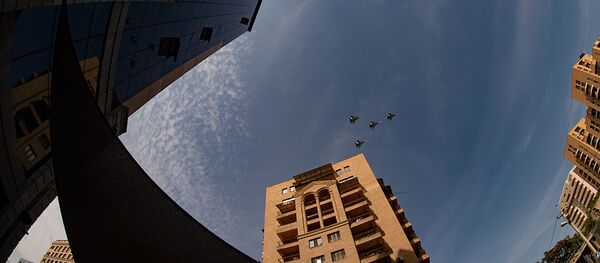 Пролет армянских истребителей в День Независимости (21 сентября 2020). Еревaн - Sputnik Արմենիա