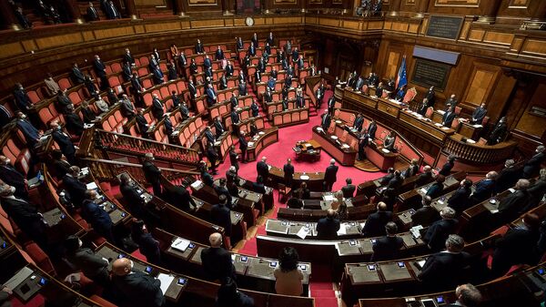 Заседание в Парламенте Италии (26 марта 2020). Рим - Sputnik Արմենիա