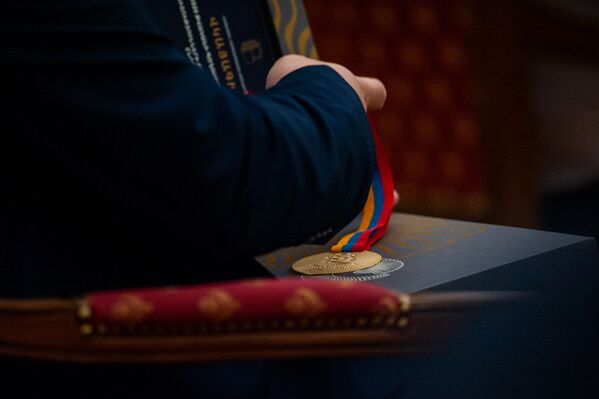 «Պողոսյան մրցանակի» հանձնման արարողություն՝  նախագահի նստավայրում - Sputnik Արմենիա