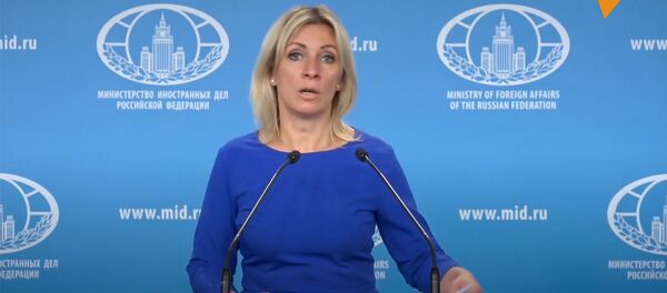 Официальный представитель МИД РФ Мария Захарова во время еженедельного брифинга (23 сентября 2020). Москвa - Sputnik Армения