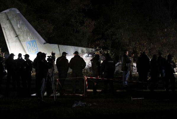 Последствия крушения военного самолета Ан-26 под Чугуевым недалеко от Харькова (25 сентября 2020). Украина - Sputnik Армения
