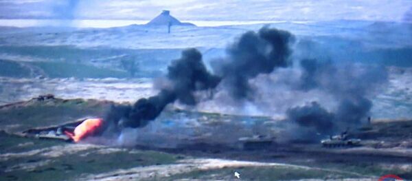 Армия Обороны Карабаха опубликовала фотографии сбитой военной техники Азербайджана - Sputnik Արմենիա