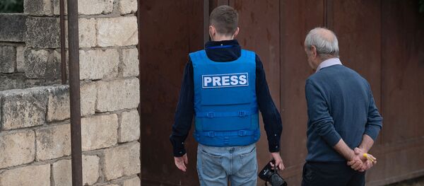 Ситуация в Мартуни после обстрелов (28 сентября 2020). Карабах - Sputnik Армения