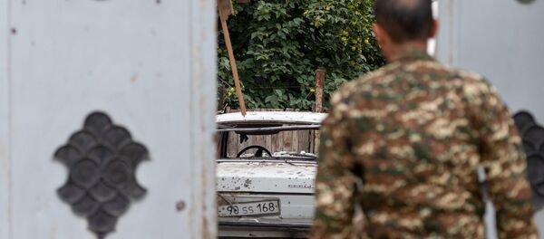 Ситуация в Мартуни после обстрелов (28 сентября 2020). Карабах - Sputnik Армения