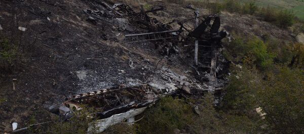 Уничтоженный Армией Обороны Карабаха азербайджанский БПЛА Уничтоженный Армией Обороны Карабаха азербайджанский БПЛА - Sputnik Արմենիա