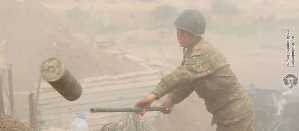 Армянские военнослужащие на передовой - Sputnik Արմենիա