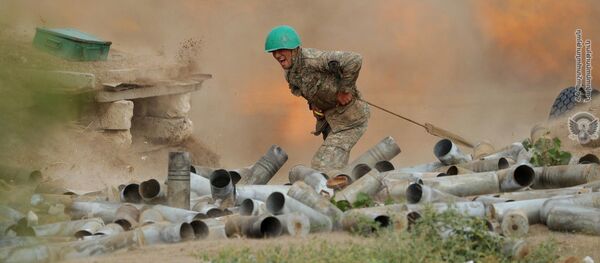 Армянские военнослужащие на передовой - Sputnik Արմենիա