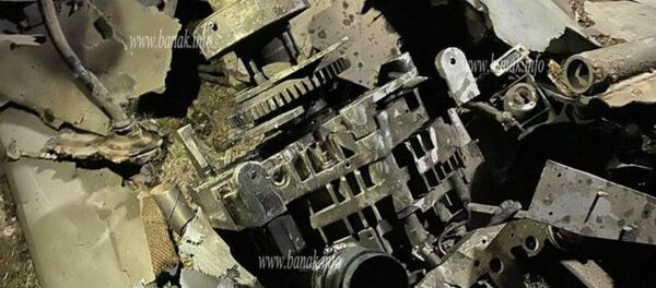 Остатки уничтоженного Армией Обороны вражеского БПЛА (30 сентября 2020). Степанакерт Остатки уничтоженного Армией Обороны вражеского БПЛА (30 сентября 2020). Степанакерт - Sputnik Արմենիա