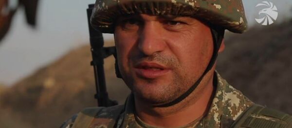 «Տեսա, կրակեցի». հերթական նկարահանումները արցախյան ռազմաճակատից - Sputnik Армения