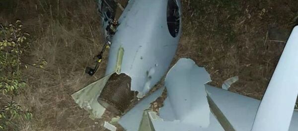 Подбитый ночью вражеский беспилотник (1 октября 2020). Подбитый ночью вражеский беспилотник (1 октября 2020). - Sputnik Армения