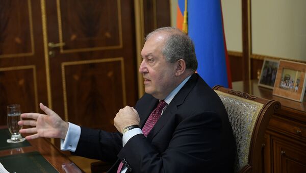 Президент Армен Саркисян дал интервью телеканалу CNBC - Sputnik Արմենիա