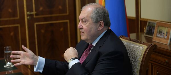 Президент Армен Саркисян дал интервью телеканалу CNBC - Sputnik Արմենիա